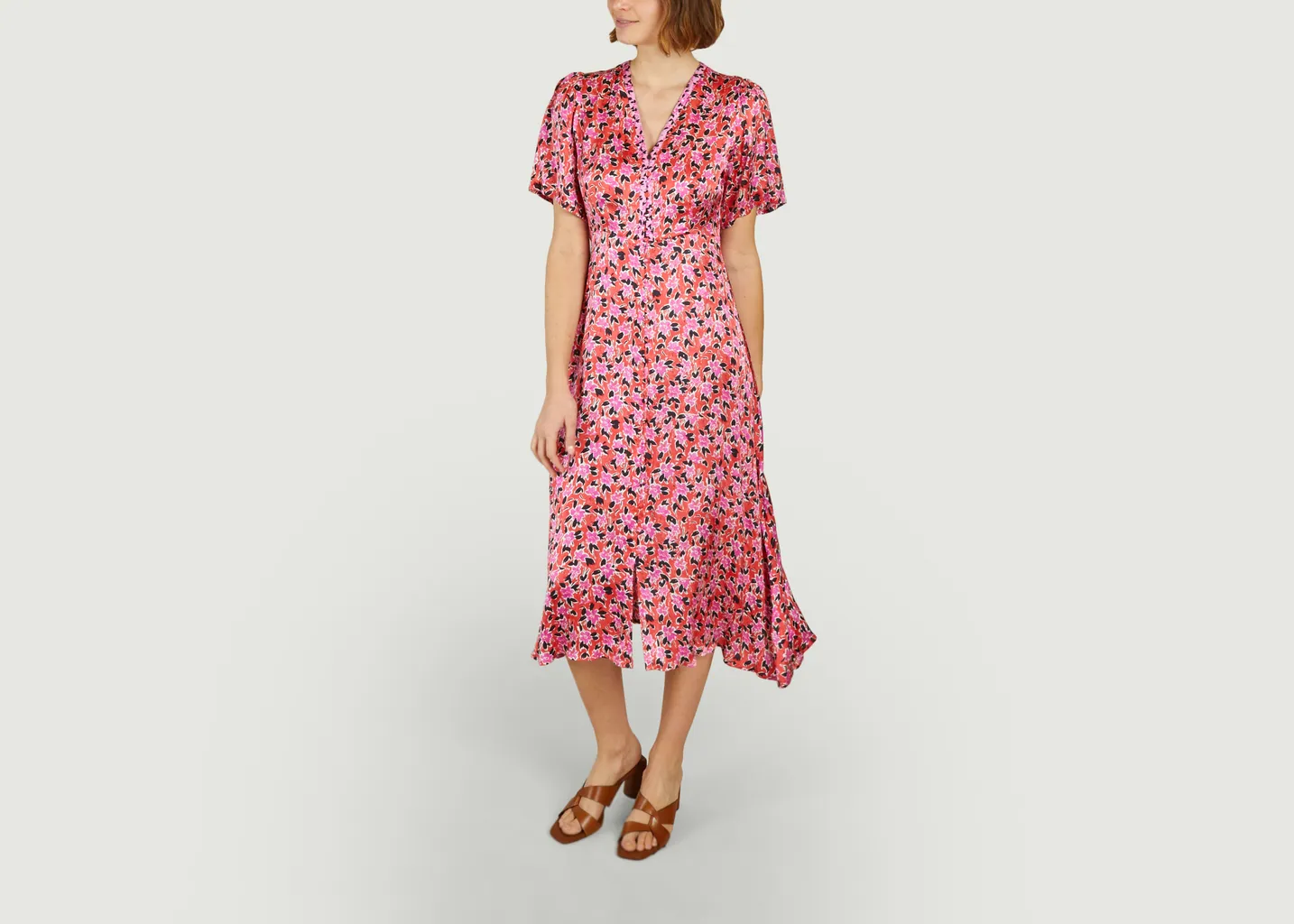 Robe midi imprimé fleuri Cedia Suncoo