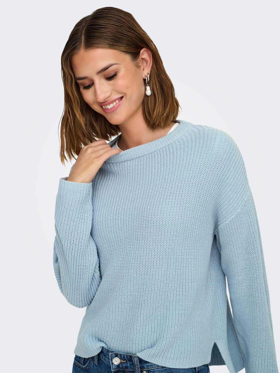 ONLLUNA Strickpullover Cashmere Blue