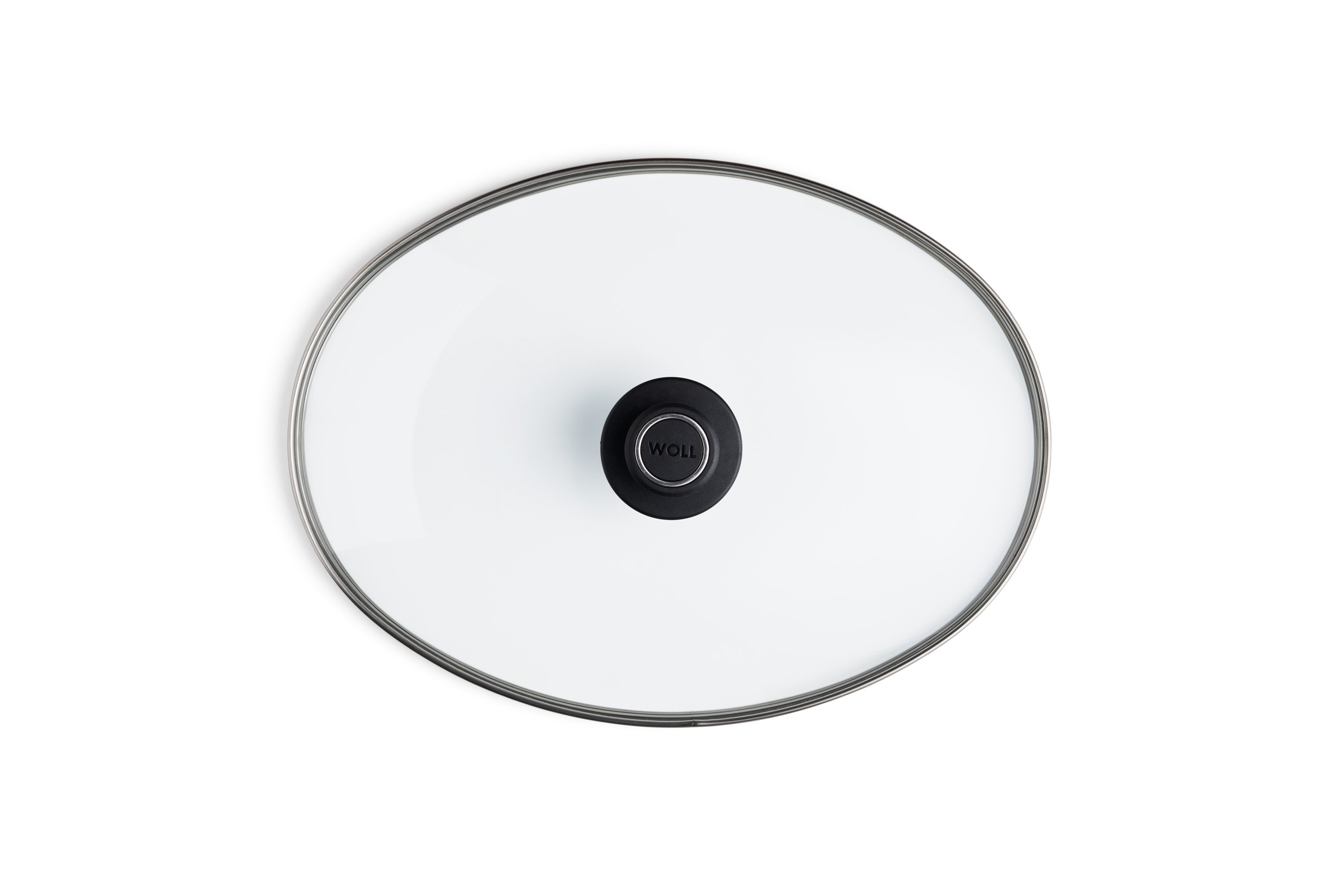 Sicherheitsglasdeckel, oval - Größe: 38 x 28,4 cm von WOLL