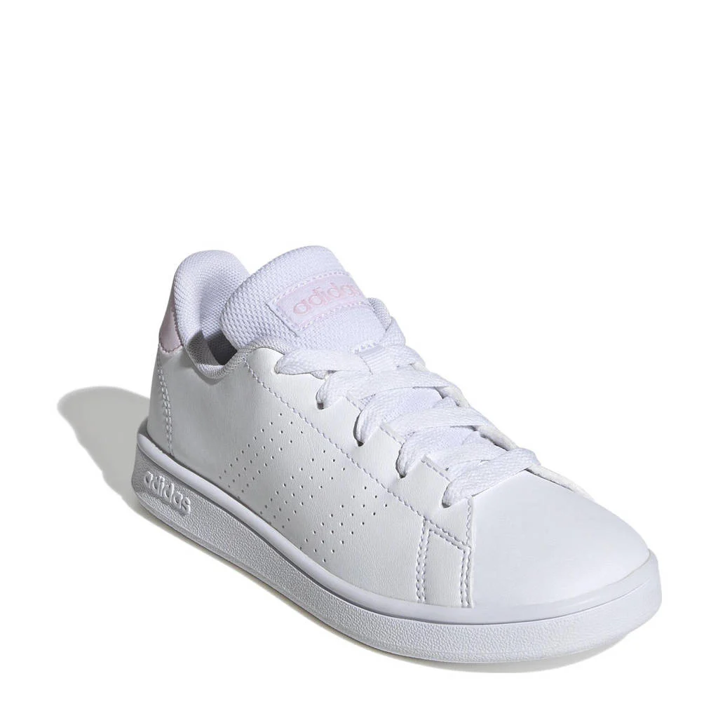 adidas Advantagesneakers wit/lichtroze