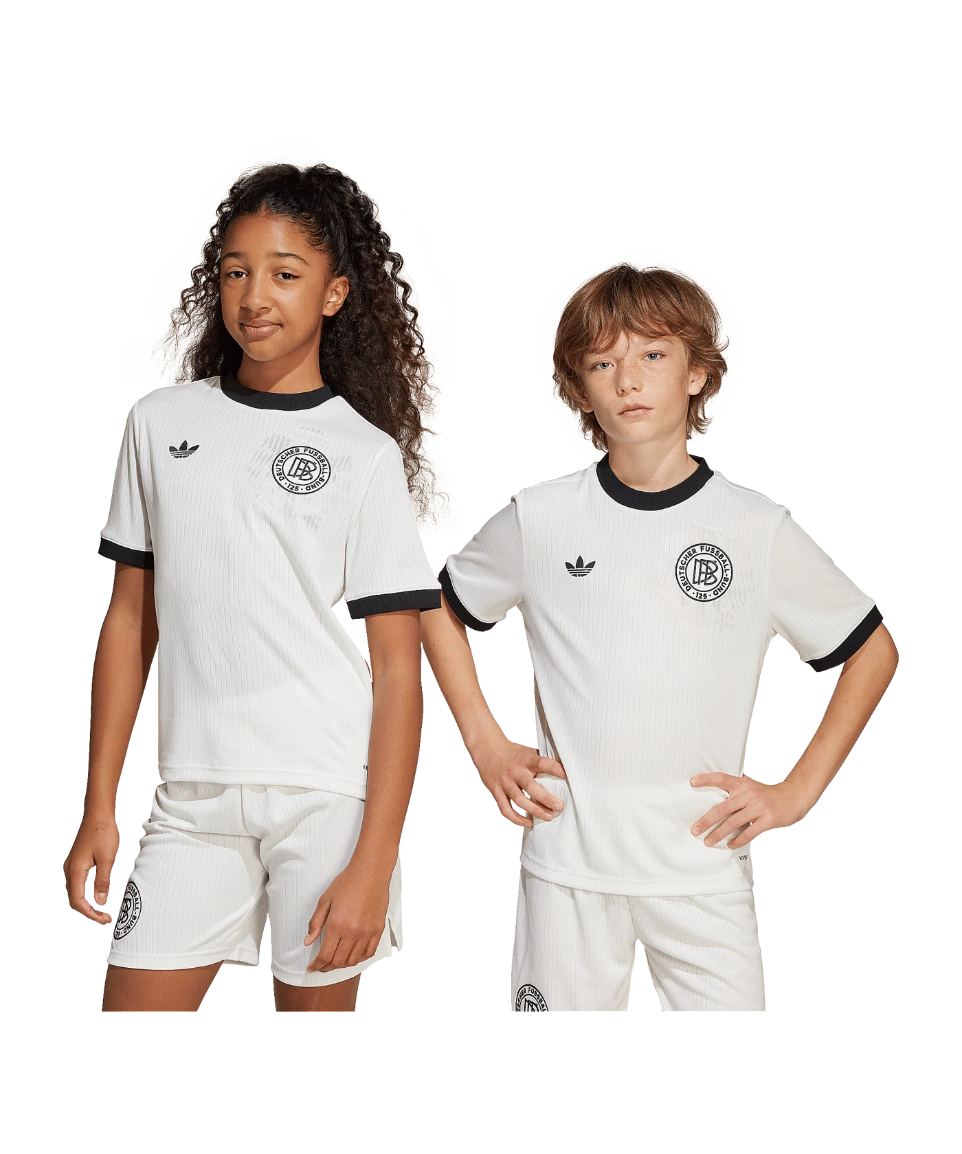 adidas Deutschland 125th Anniversary Trikot Kids Weiß