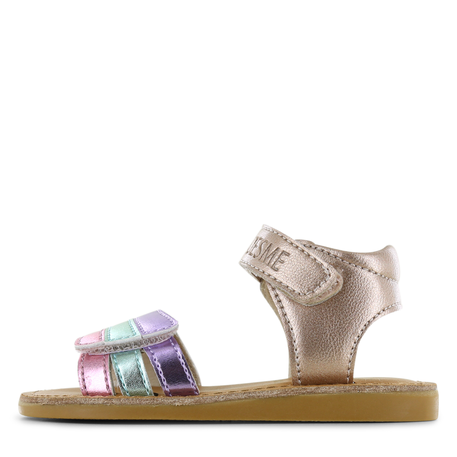 Shoesme metallic rosé sandaal Metallic, Microfiber leer | Meisjes schoenen