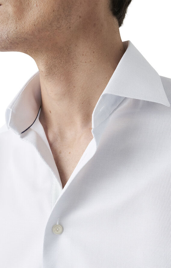ETON Contemporary Fit Light Blue Signature Twill Shirt Lyseblå