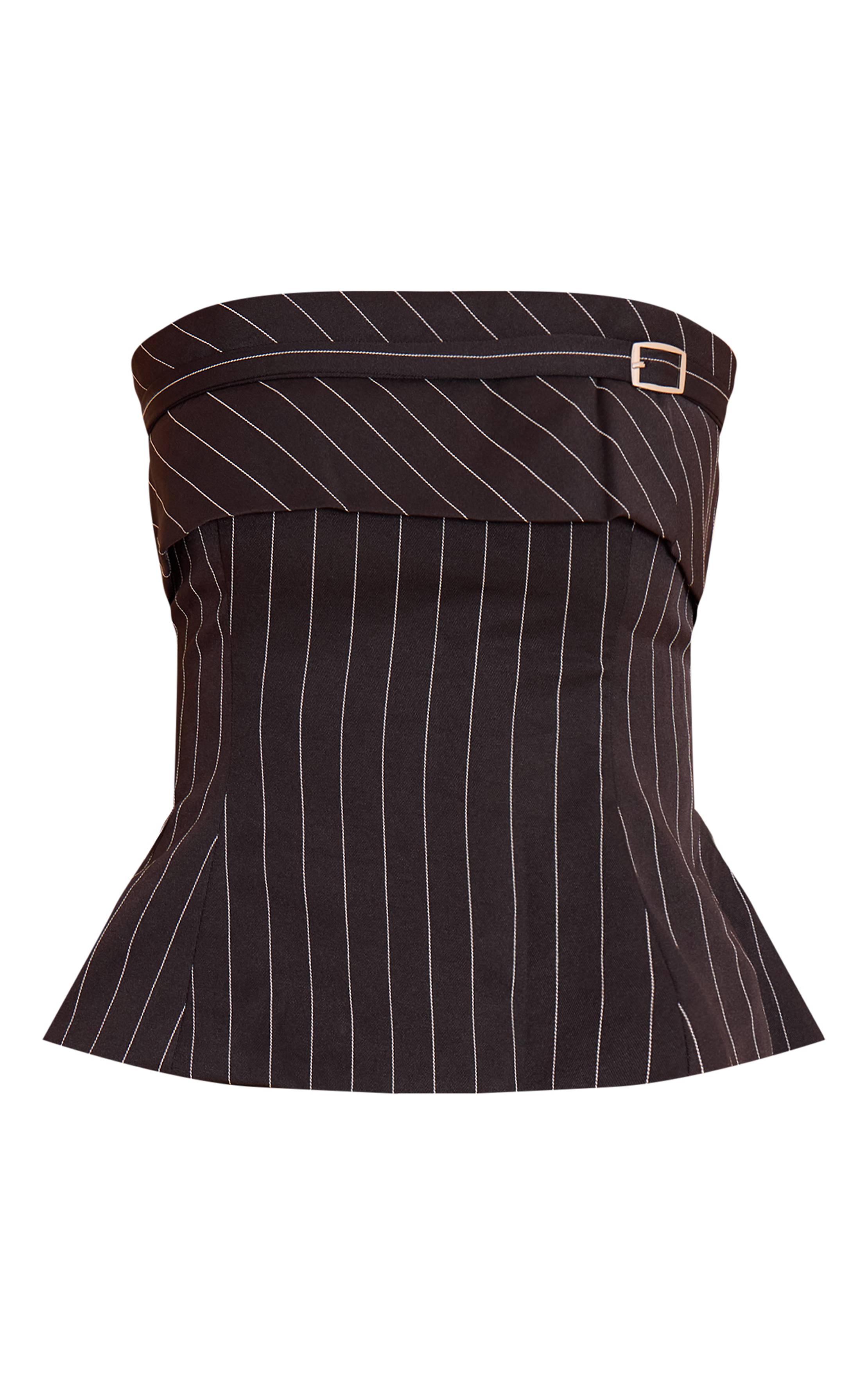 Noir Bandeau Tressé À Détail Boucle Avec Rabat