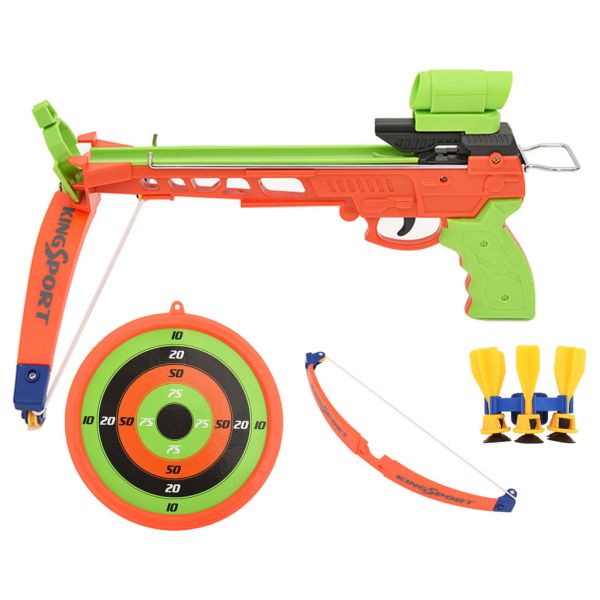 vidaXL Conjunto tiro com arco infantil com besta dardo e alvo 381357022