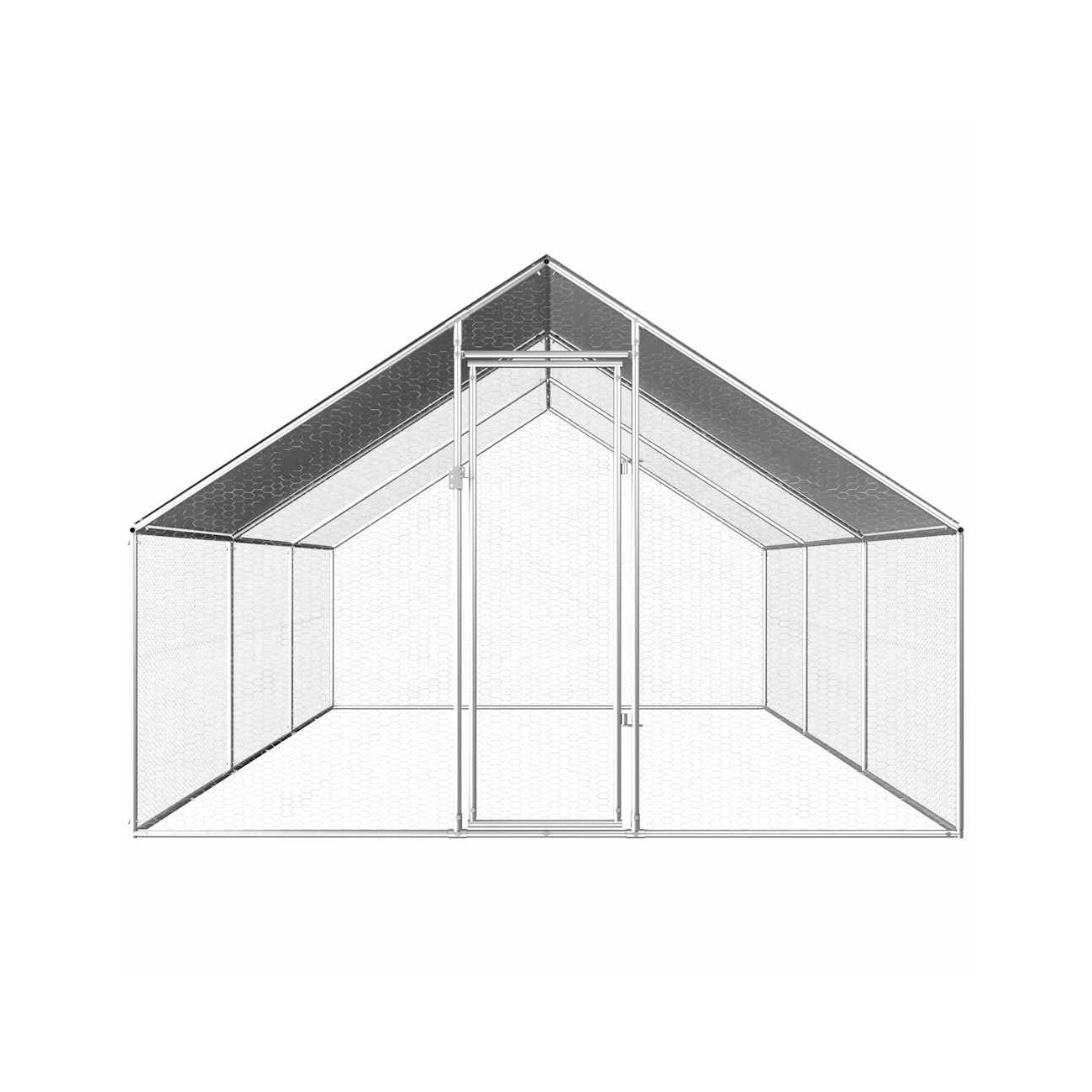 VidaXL Hühnerkäfig 2,75 x 6 x 1,92 m (L x B x H)