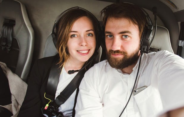 Romantik-Hubschrauber-Rundflug in Straubing als Geschenk