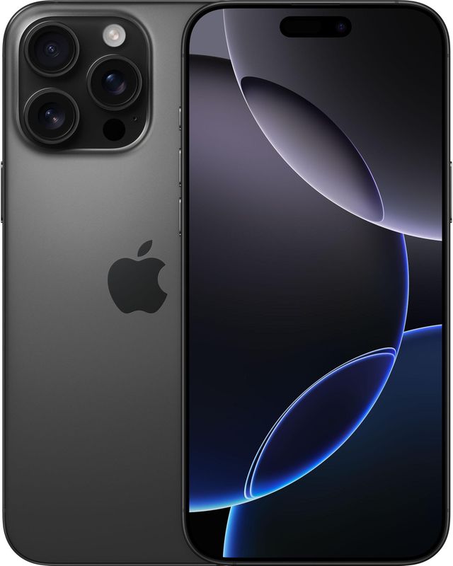 Apple - iPhone 16 Pro Max - Smartphone - Zwart titanium - 256 GB - 6.90 inch - SIM + eSIM - 5G