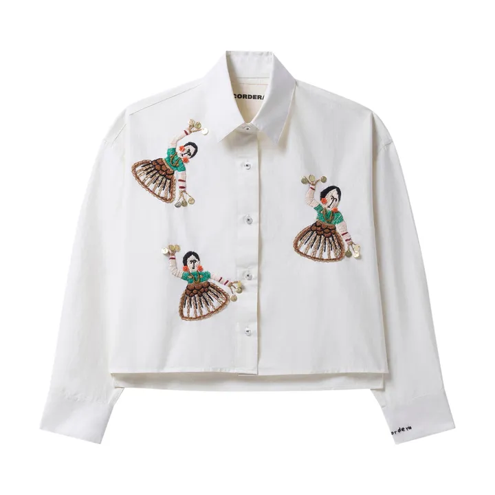 Cordera Chemise Brodée  | Blanc