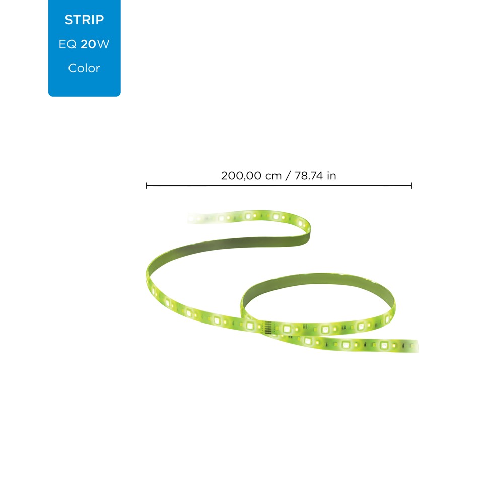 WiZ - 2M LED Strip StarterKit - Wi-Fi-aktiveret Smart Belysning