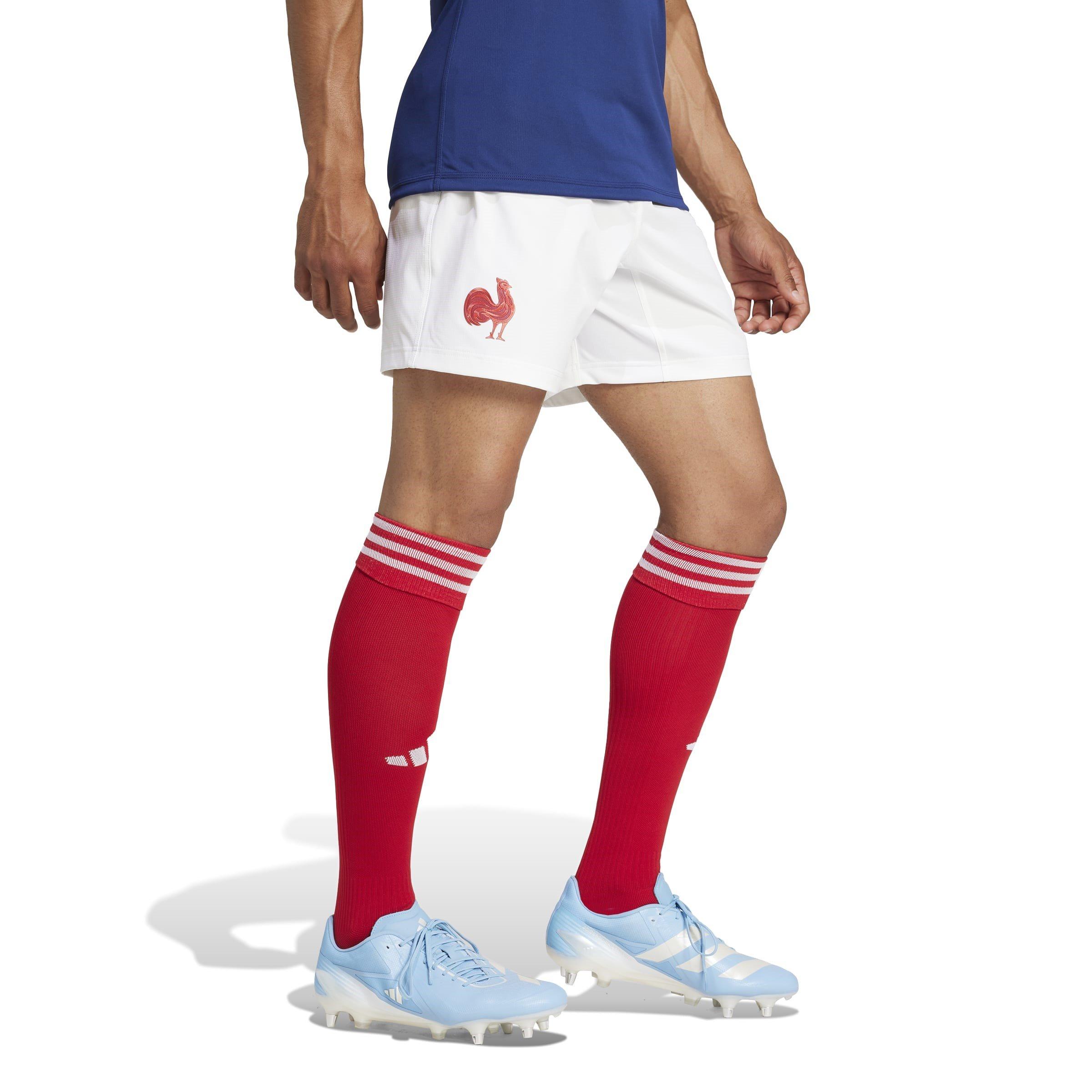 adidas France Rugby Home Shorts 2024 Adults