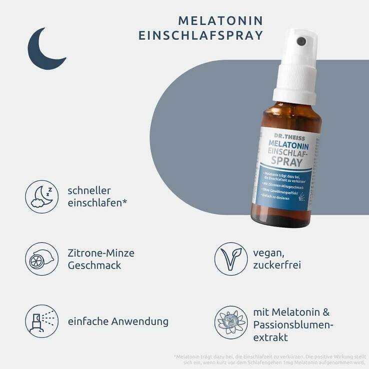 Dr. Theiss Melatonin Einschlaf-Spray NEM, 30 ml