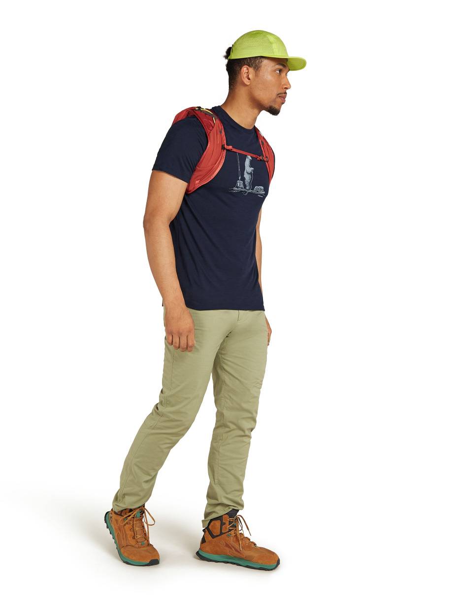 Icebreaker 150 Tech Lite SS Tee Polar Paddle Midnight Navy