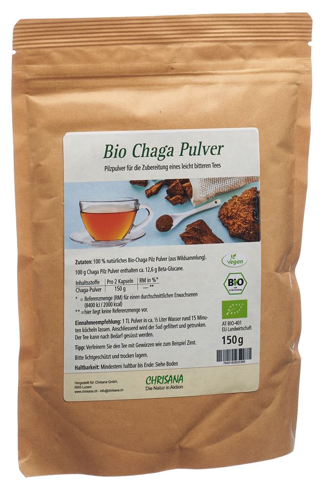 CHRISANA Bio Chaga Plv Btl 150 g