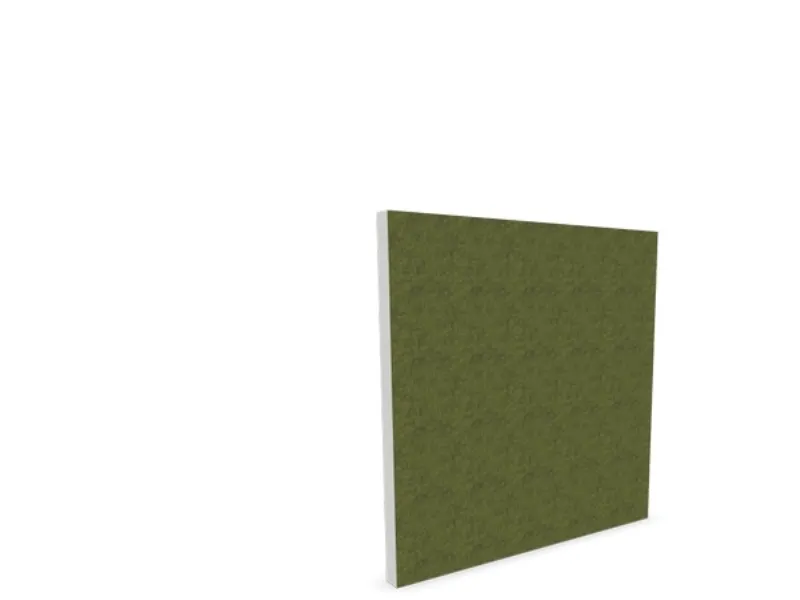 Lydabsorbent Sound Off EcoSUND Væg, 600x600x50 mm Hvid, tekstil-lamineret