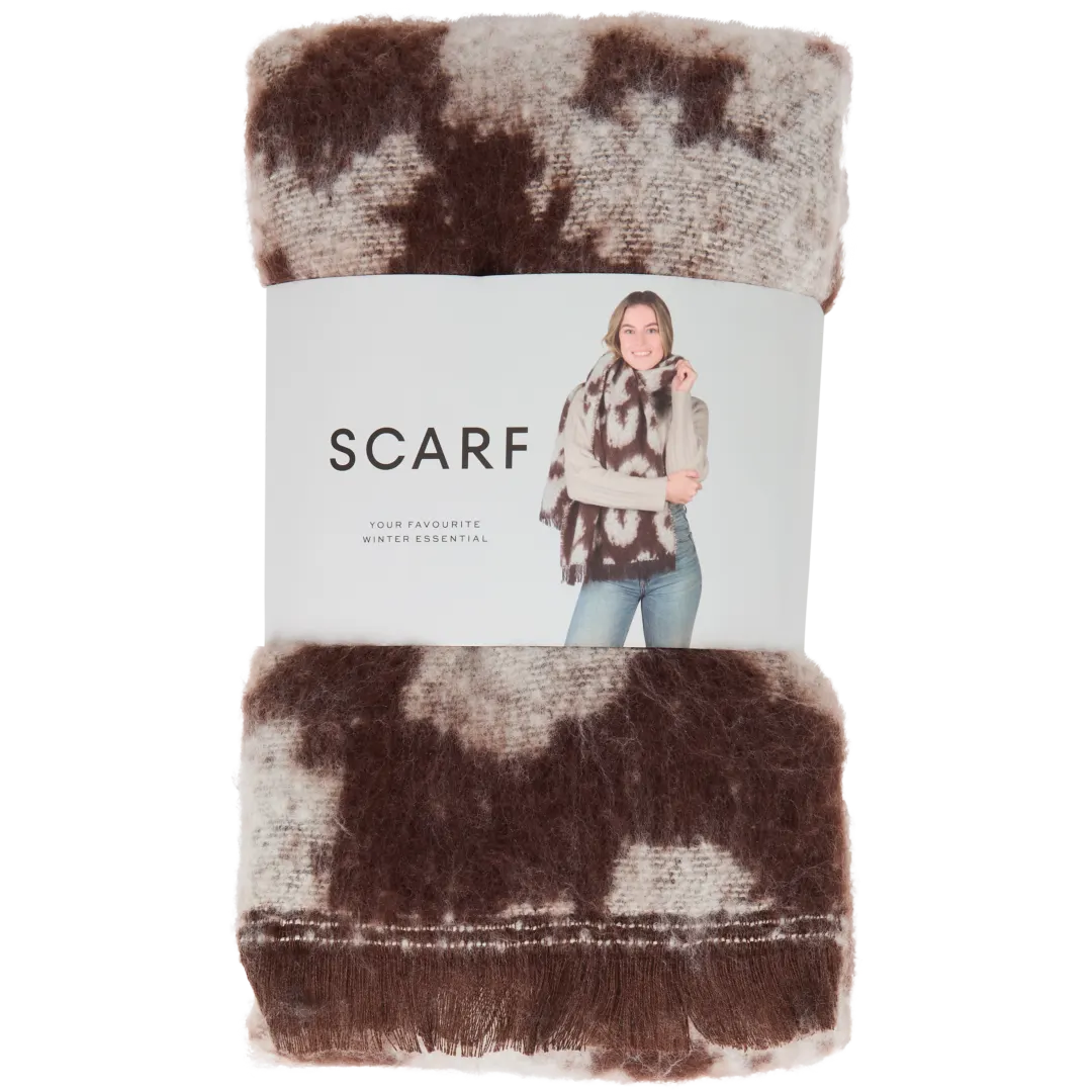Zachte sjaal met print 180 x 50 cm | diverse kleuren