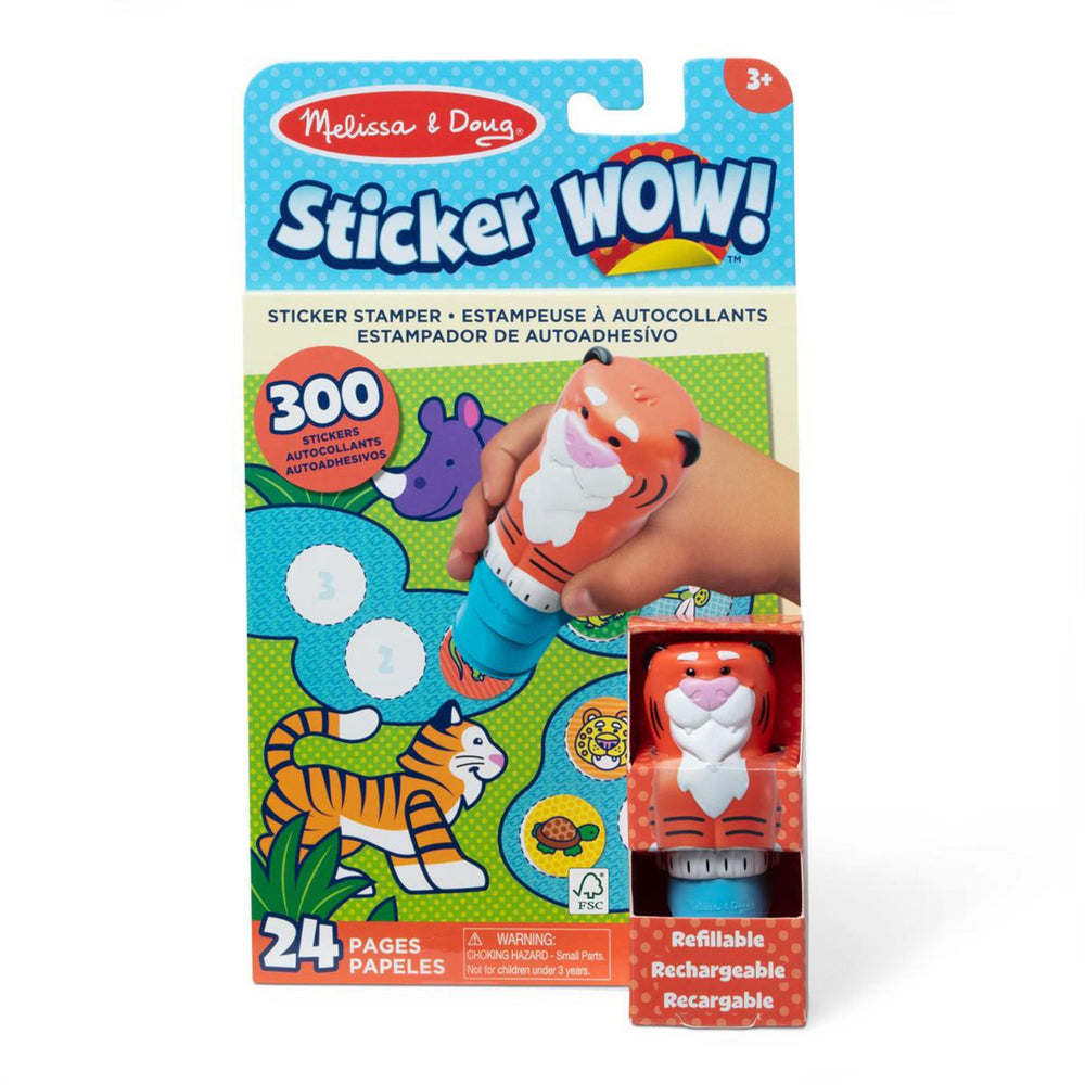 Køb Melissa & Doug Rød Sticker Wow! Activity Pad Set Tiger
