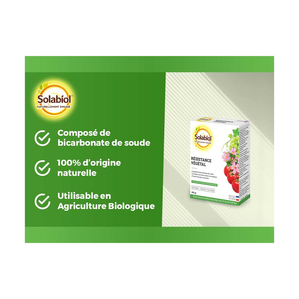 Sobicar350 | bicarbonate de soude| résistance végétal | etui 350g |lut