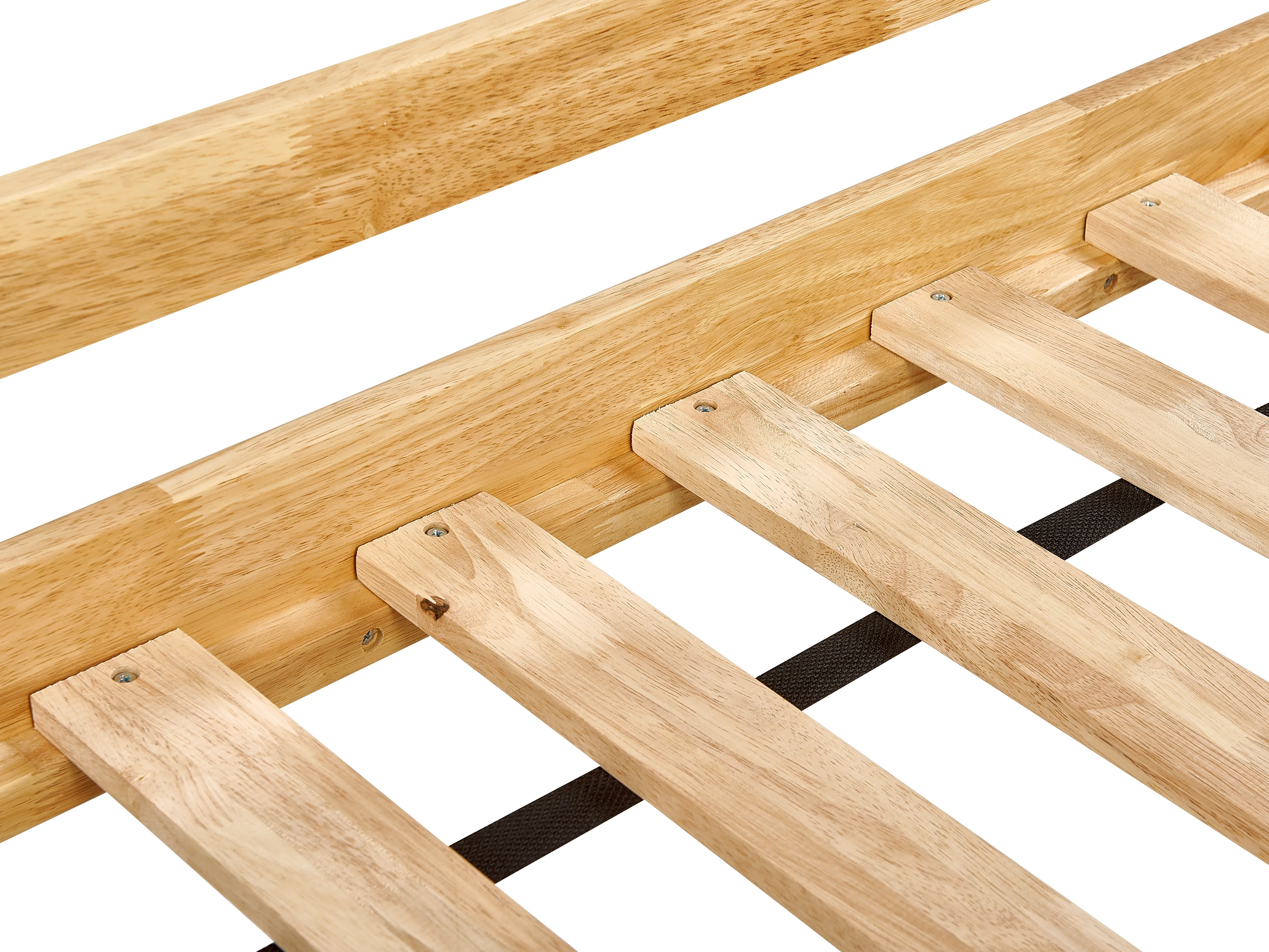 Verhoogd bed Hout SUSVILLE 90 x 200 cm Lichtbruin