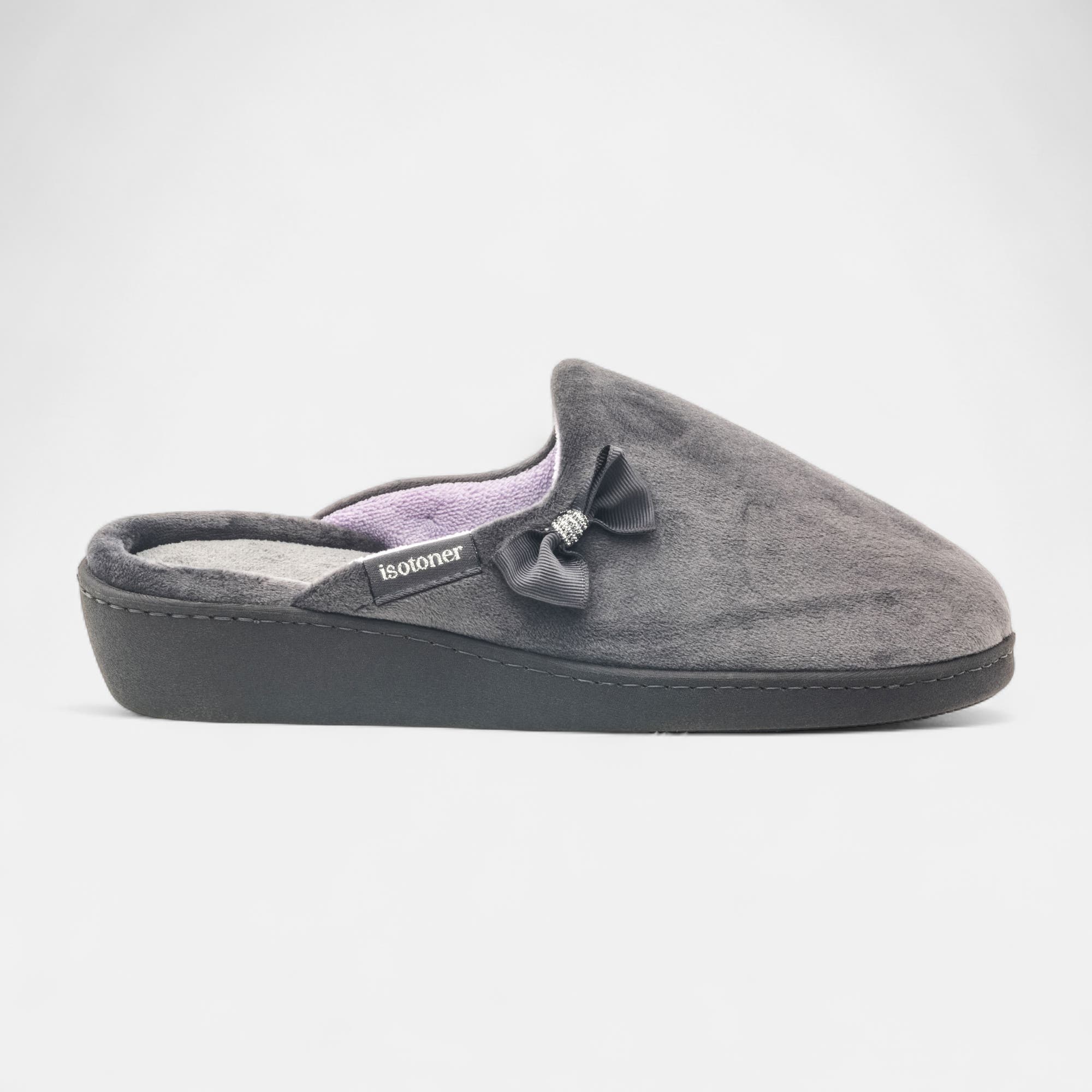Pantoufles mules Femme gris