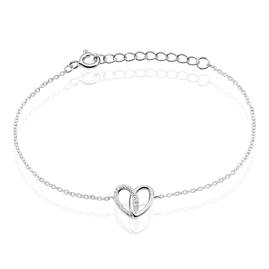 Bracelet Guilia Argent Blanc Oxyde De Zirconium