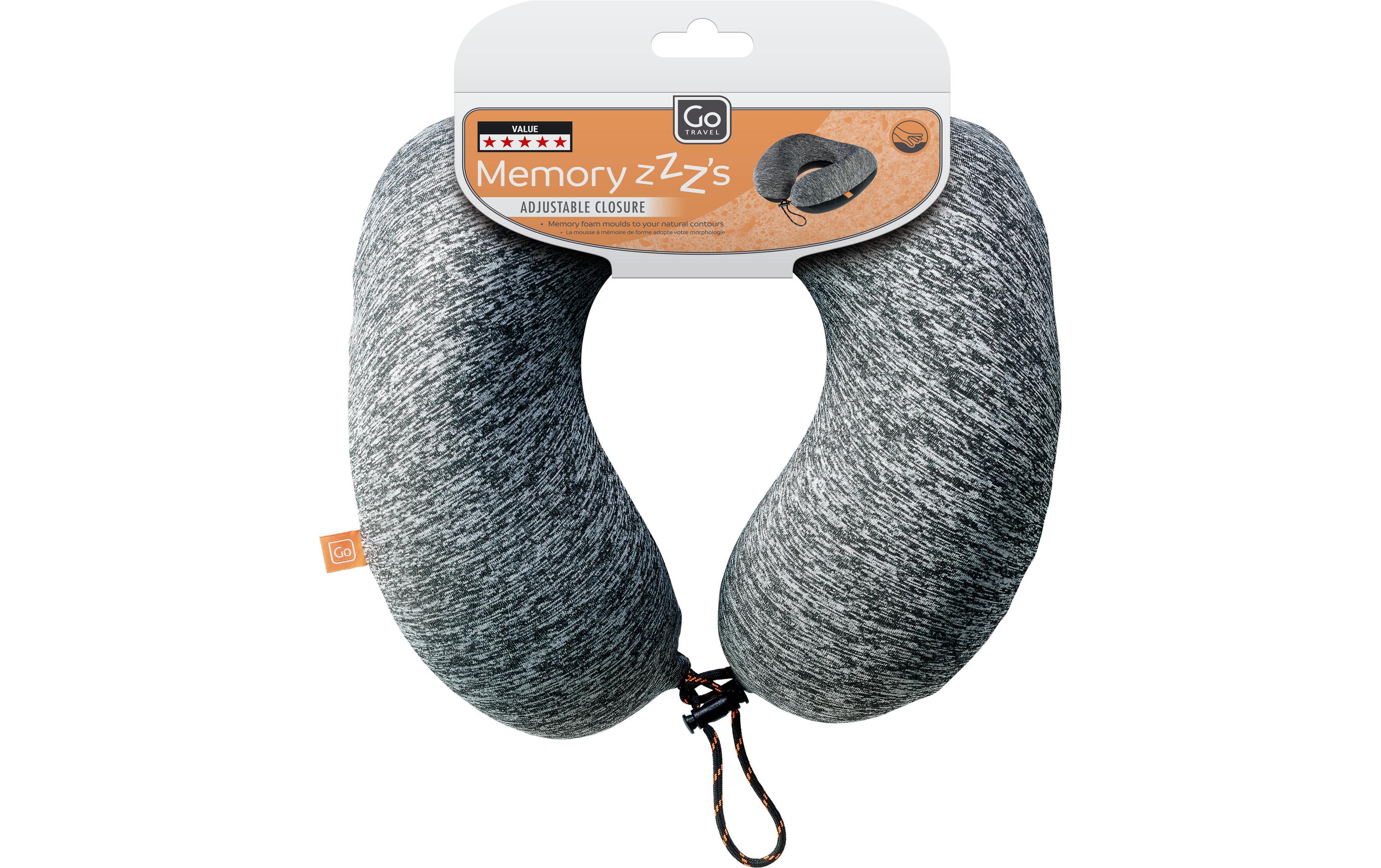 Reisekissen Memory ZZZs Grau/OrangeNackenkissen