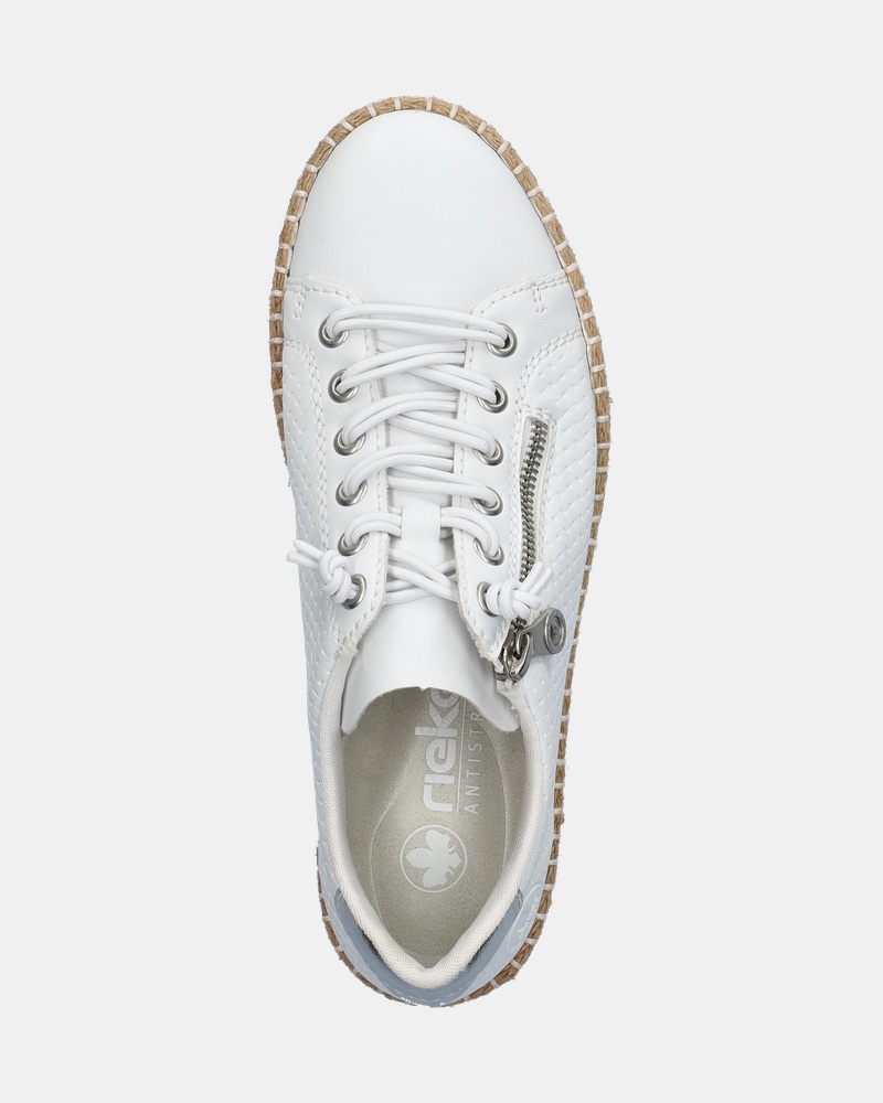 Rieker Lage sneakers  - wit