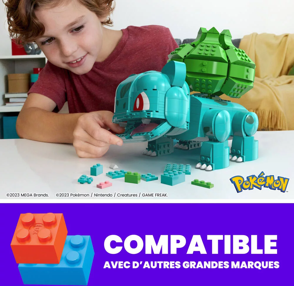 POKEMON - BULBIZARRE GEANT A CONSTRUIRE