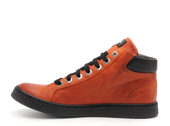 Chacal boots bottine plates femme 6535 orange