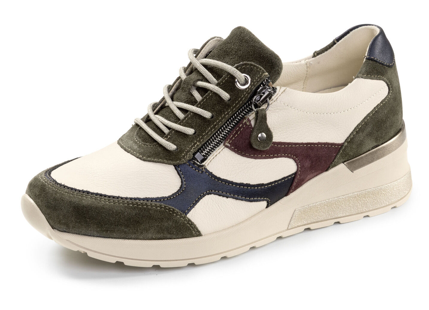 Waldläufer, trendige Damen-Sneaker, Weite H, mit herausnehmbarem Fussbett