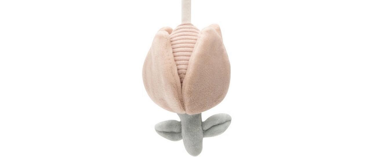 Kinderwagenkette Lovely Birds RosaDie Kinderwagenkette mit Knistereffekt und Spiegel für kleine Entdecker