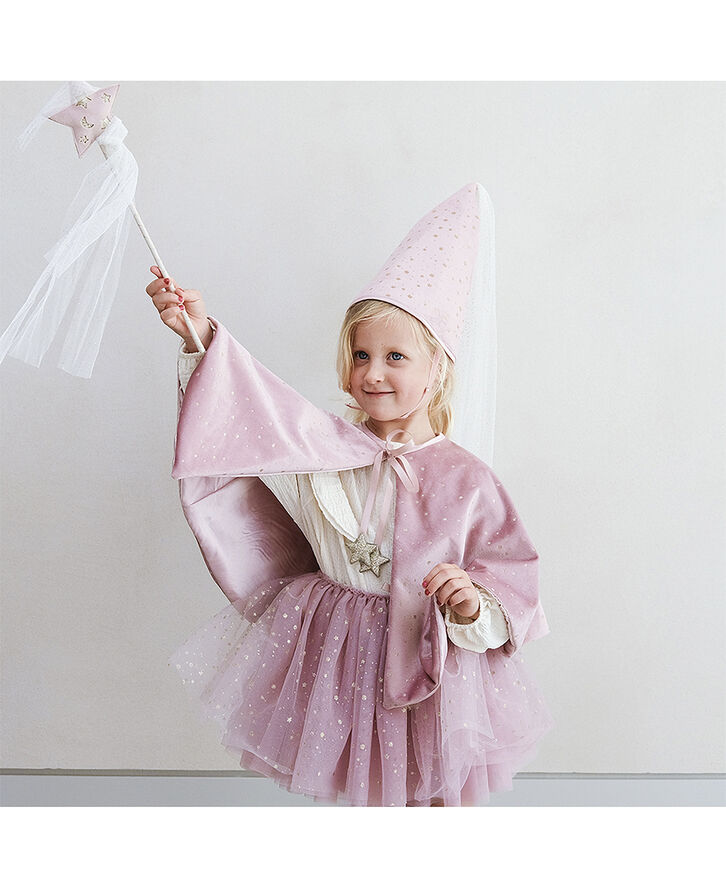 Mimi & Lula Mimi & Lula - Kappe - Velvet Princess Pink Luxe 3-8 år