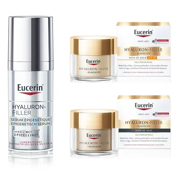 Eucerin HYALURON-FILLER Rotina Facial Antienvelhecimento para Elasticidade