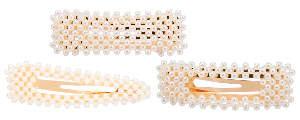 Hårspænde m/perler