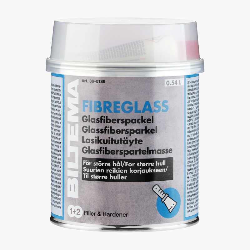 Glassfibersparkel, lange tråder, 0,54 l