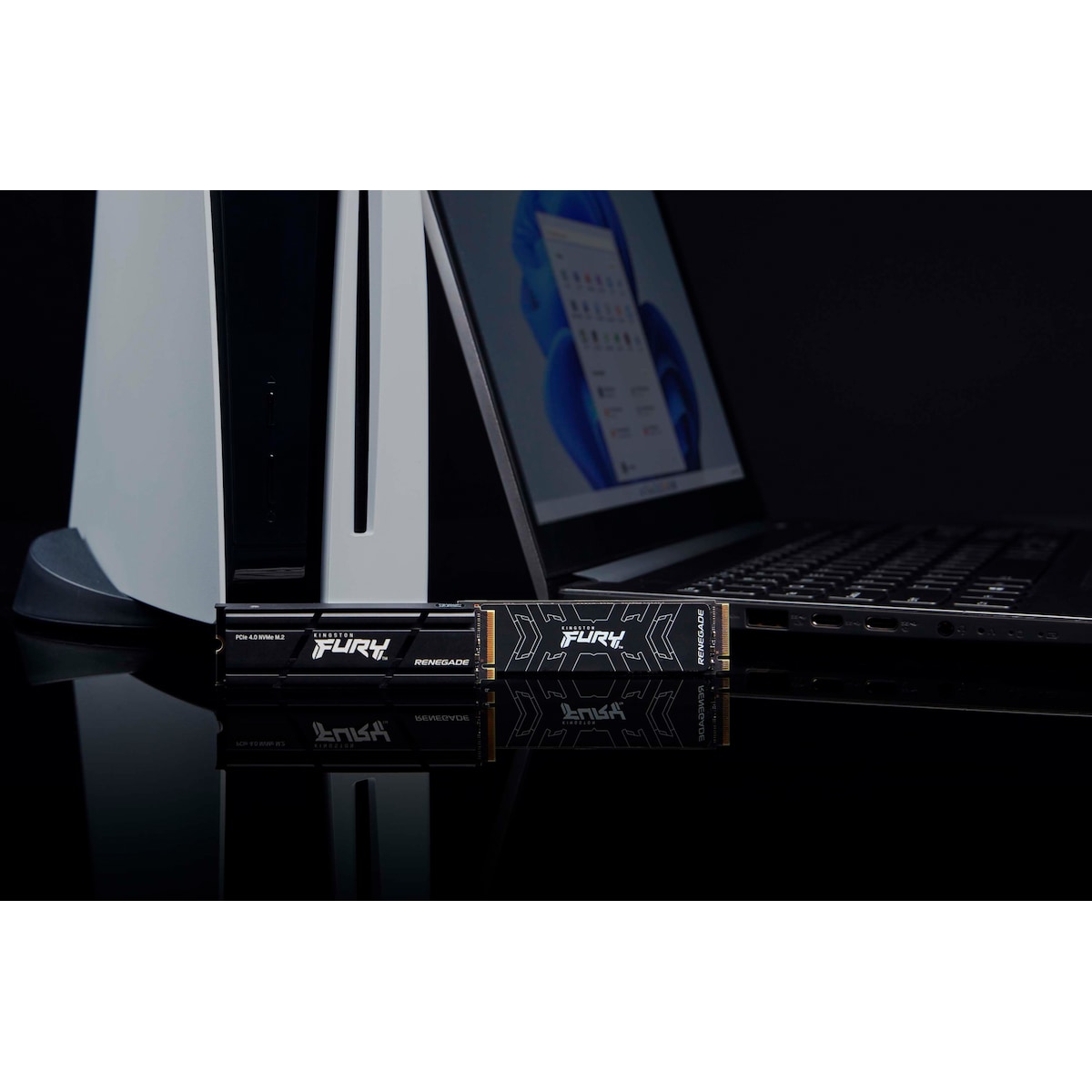 Kingston FURY Renegade NVMe intern SSD med kjøleribbe (4 TB)