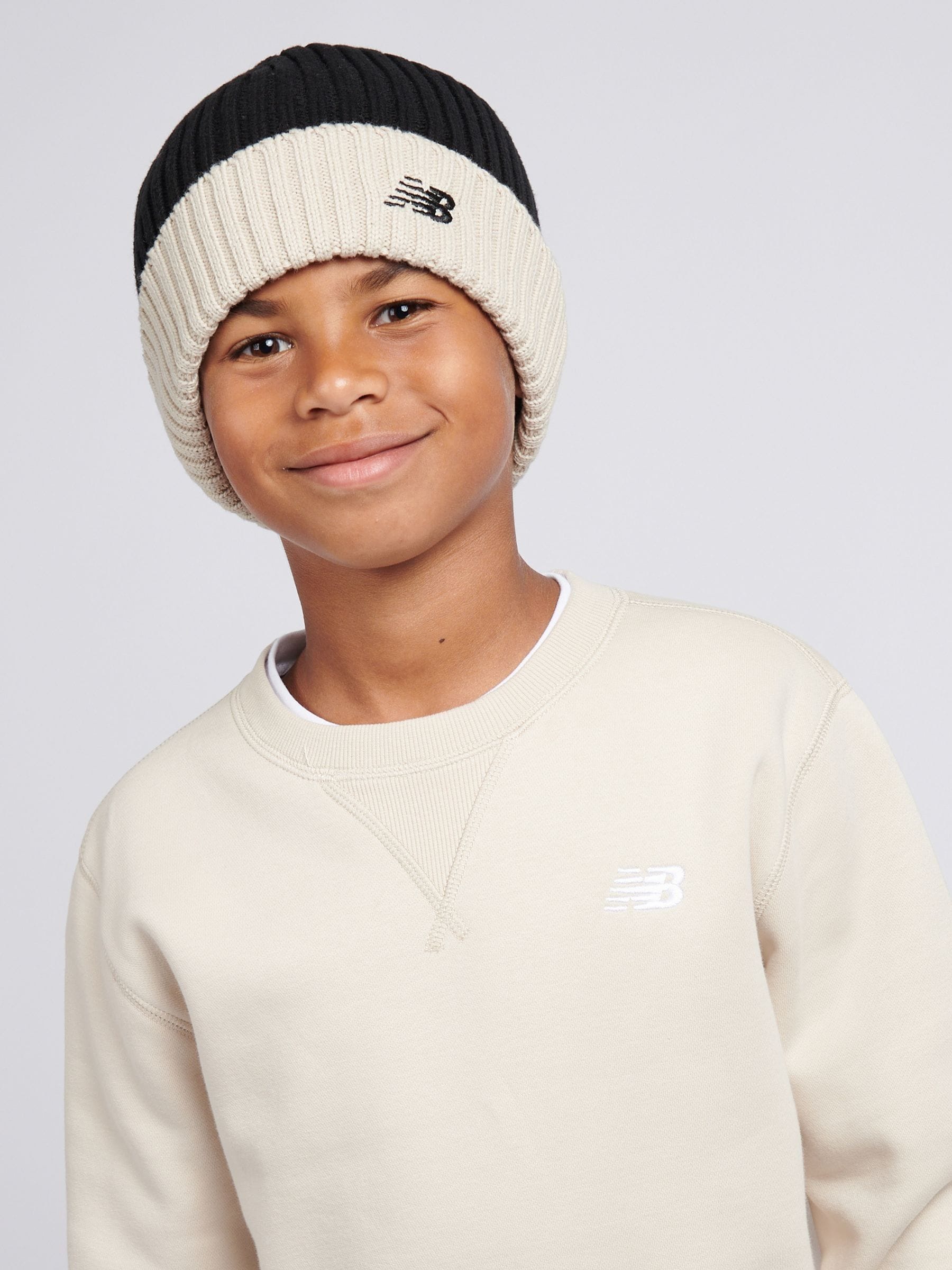 Zwart - New Balance Contrast Beanie