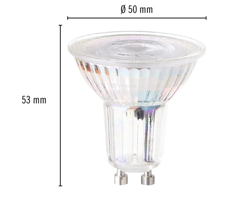 FLAIR LED reflectorlamp dimbaar PAR16 GU10/4,5W (50W) 345 lm 4000 K neutraal wit helder 36°