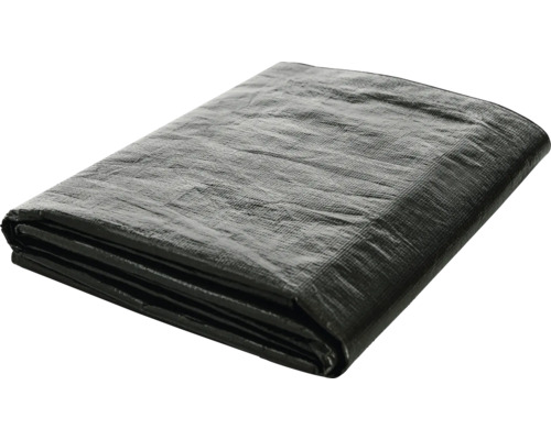 Geweven zeildoek, universeel zeildoek, 140 g/m², oranjegroen, 2 x 3 m