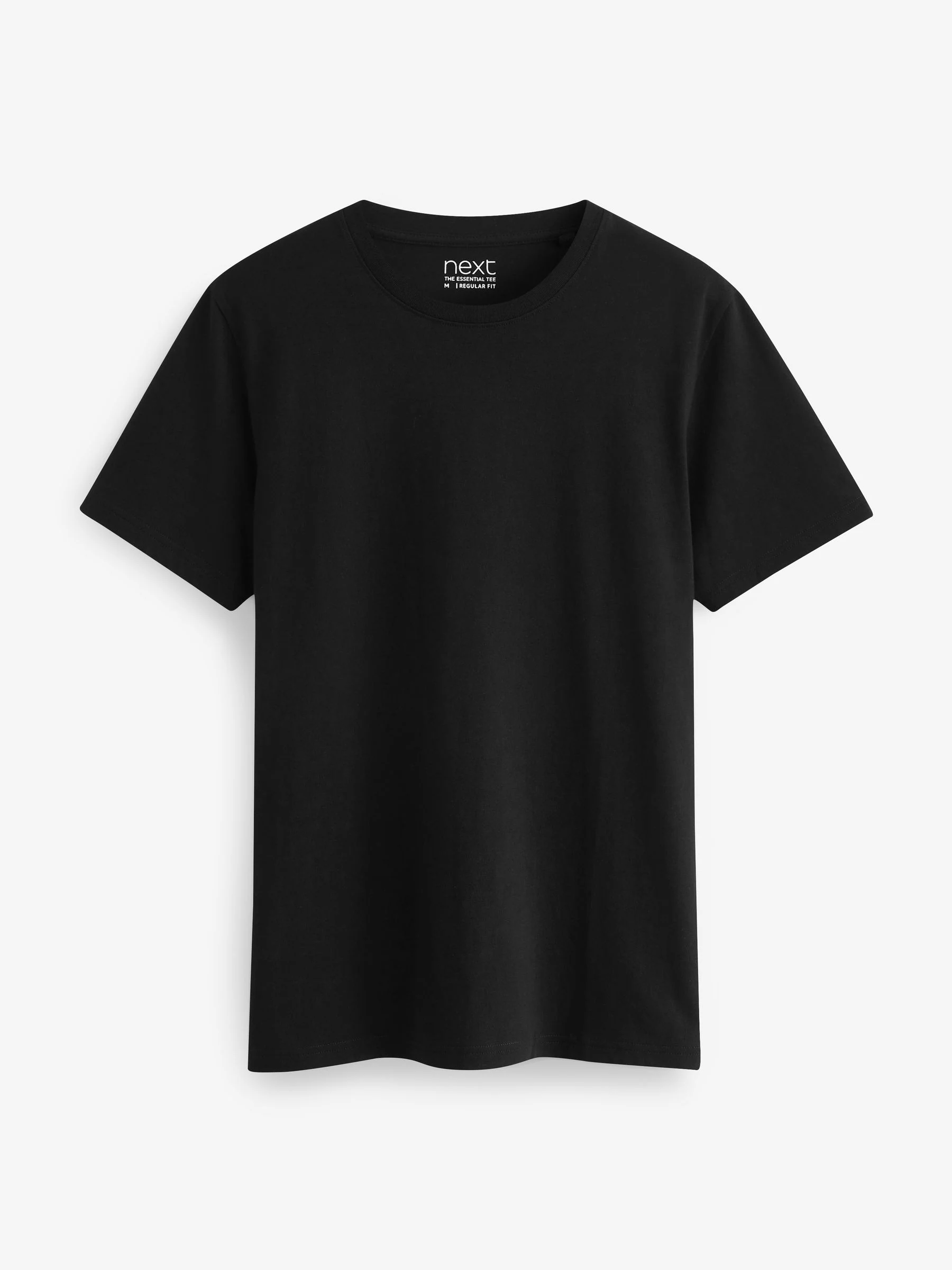 Marineblauw/ blauwgroen/ wit/ zwart/ groen/ bordeauxrood - Normale Pasvorm - Essential katoenen T-shirts verpakking van 6