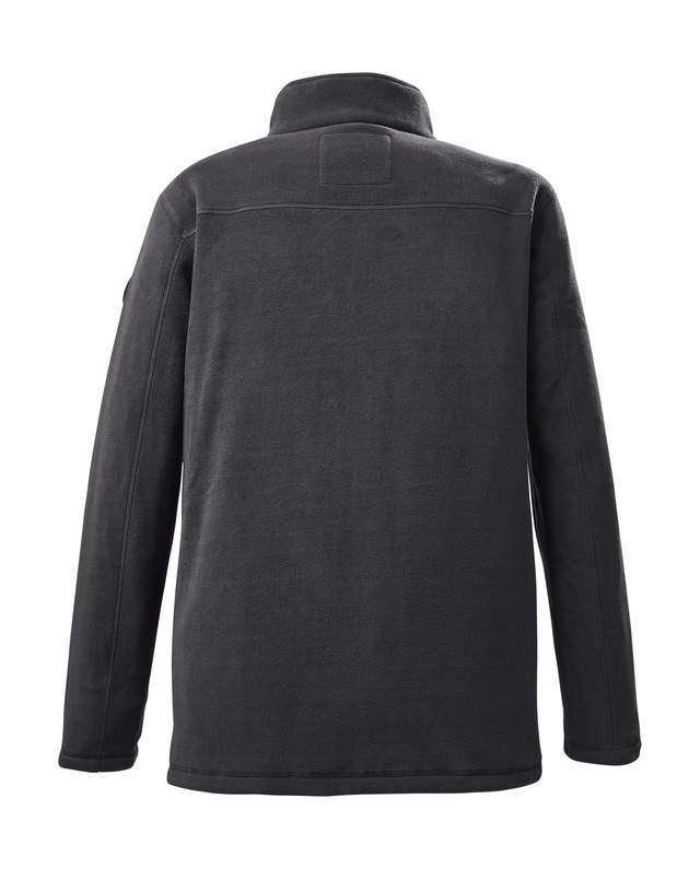 STOY Fleecejacke »STS 18 MN JCKT« Leichte Fleecejacke mit Stretch, Kinnschutz und Zipper-Taschen