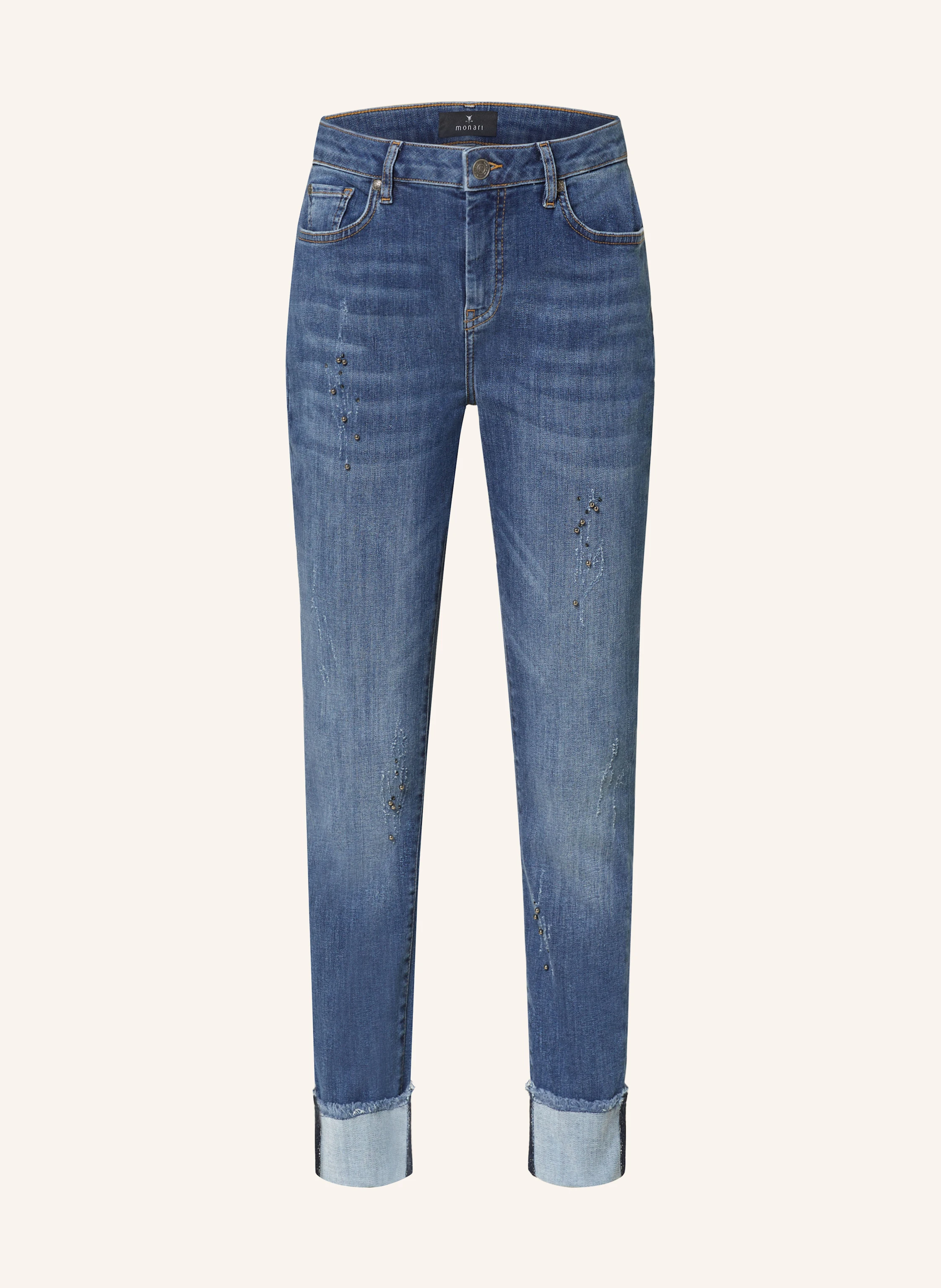 monari Jeans mit Schmucksteinen