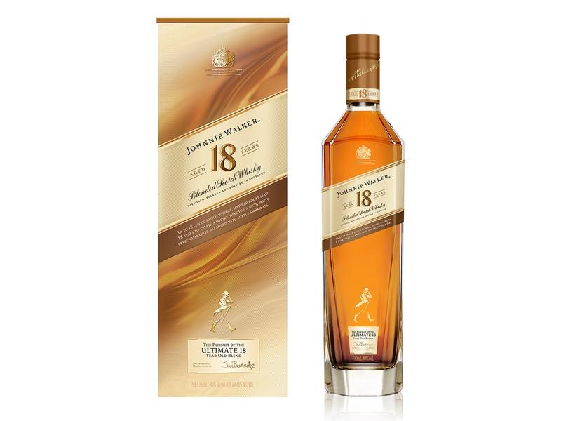 Johnnie Walker Whisky 18 Jahre 0.7 l Hochprozentige Spirituosen Spezialität aus Schottland