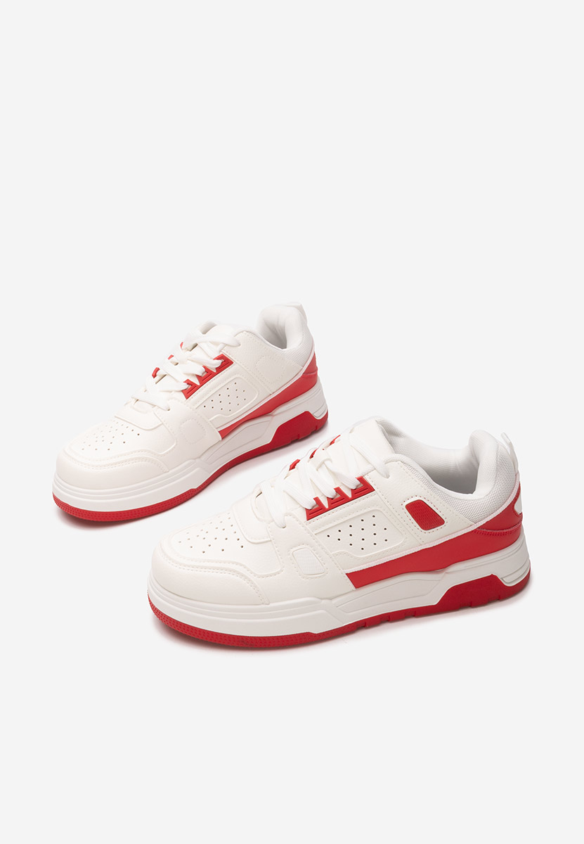 Baskets pour hommes rouges Kenneth