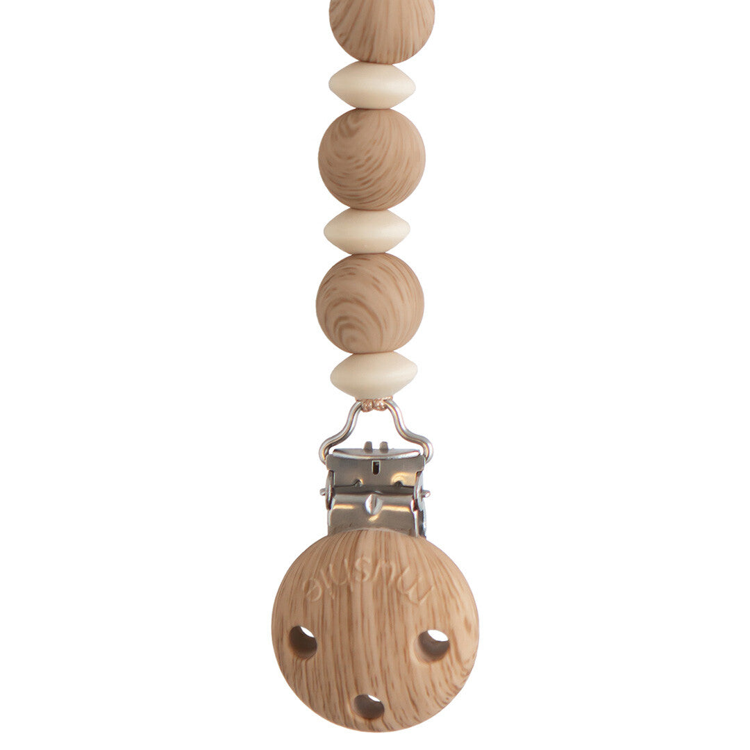 Mushie speenkoord luna - faux wood