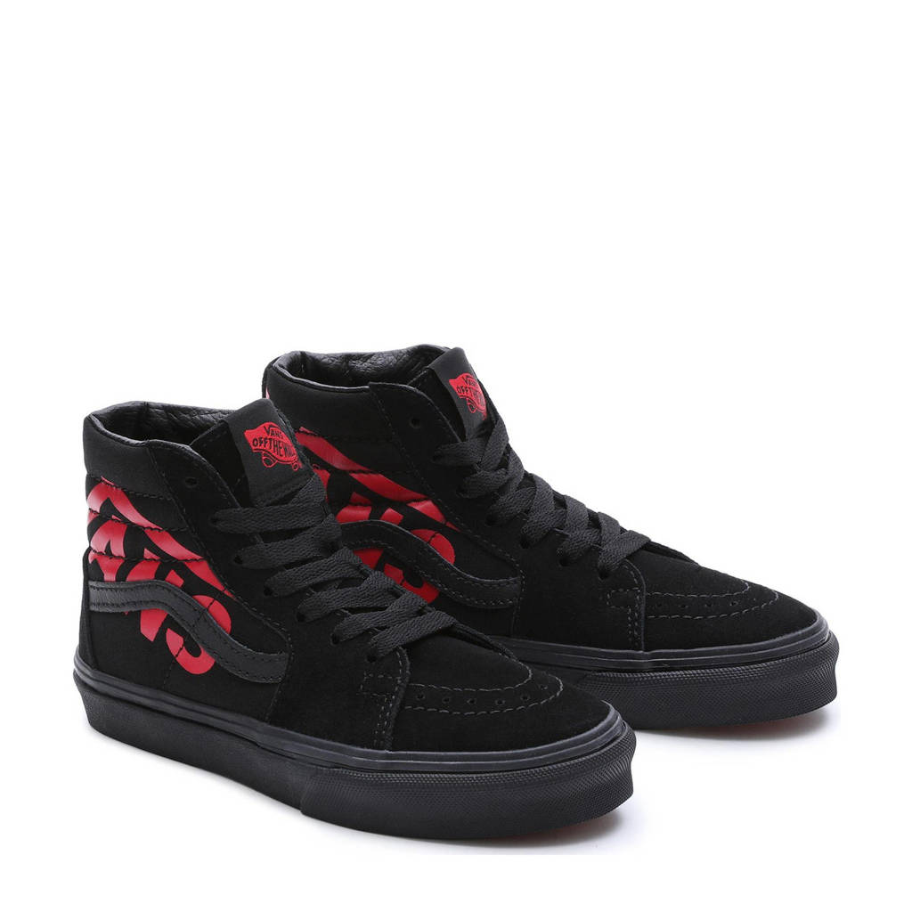 VANS SK8-Hisneakers zwart/rood