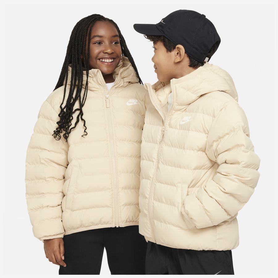 Nike Manteau d'Hiver NSW synthetic-fill - Sanddrift/Blanc Enfant