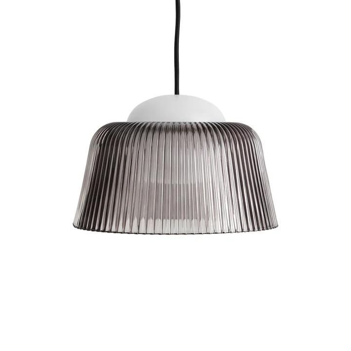 HAY - Brim Pendelleuchte, smoked grey