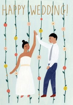 Happy Wedding Couple Card