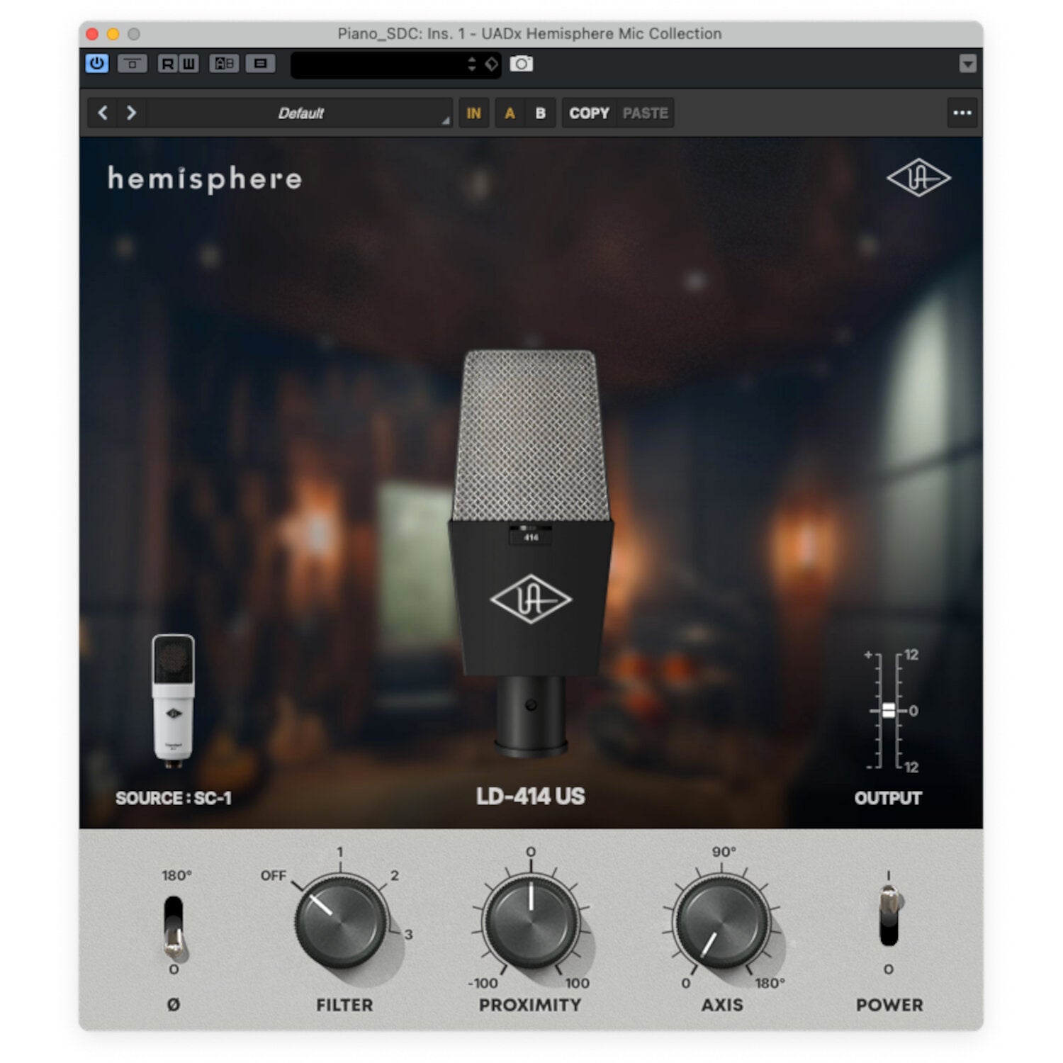 Universal Audio SC-1 grootmembraan condensatormicrofoon